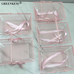 Kotak penyimpanan kuku Mini seni besi merah muda, 3 gaya Display alat peraga foto kreatif lucu ornamen kotak penyimpanan kuku - Product Image 4