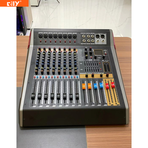 Amplificateur-mixeur <span class=keywords><strong>série</strong></span> VX 8/12/16 canaux 350W/600W 128 DSP double égaliseur 7 bandes, alimentation fantôme 48V avec lecteur BT, fonction de balayage de fréquence - Product Image 1