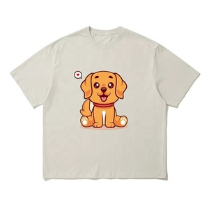 Screen <strong>Print</strong> Dog <strong>Design</strong> Tshirt Good Quality <strong>Custom</strong> Short Sleeve Cotton <strong>Printed</strong> Tee - Product Image 6