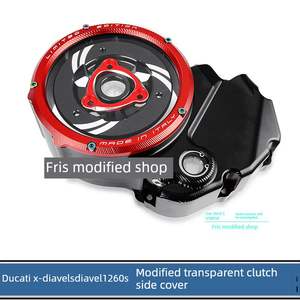 Nueva Tapa Lateral Transparente para Embrague Modificado para <span class=keywords><strong>Ducati</strong></span> X-Diavel S <span class=keywords><strong>1260S</strong></span> Big Devil - Product Image 3