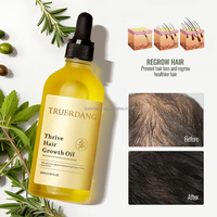 Huile Capillaire Vierge de Romarin Naturel Personnalisée pour Marque Blanche, Meilleure Huile Lissante, Traitement et Soin des Cheveux pour la Croissance Capillaire avec Vitamines
