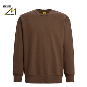Sudadera de Cuello Redondo para Hombre, 530 GSM, 100% Algodón, Estilo Francés, Oversize, Streetwear, Personalizable OEM - Product Image 2
