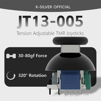 Nouvelle manette de jeu SYYTECH K-Silver JT13-005, réglable 30-80gf, amortissement TMR, joystick pour PS5 PS4 Xbox NS Pro Accessoires