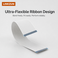 Câble plat flexible AWM 20624 FFC, pas de 0,5 mm et 1,0 mm, pour interface d'écran tactile LCD de machine de point de vente