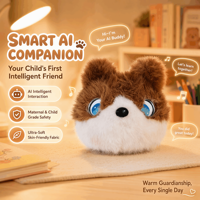 Animal en peluche interactif électrique Starry Blue Eyesmart, animal électronique certifié CE CPC, vente en gros