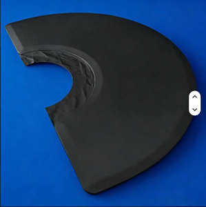 Tapis anti-fatigue rond pour salon de coiffure, tapis de sol avec coussin, lavable, pour équipement de salon de barbier - Product Image 6