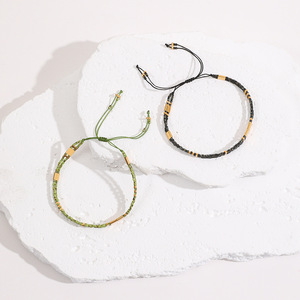 <span class=keywords><strong>Kinser</strong></span> Doppelschichtige Handgefertigte Damen-Armbänder Hochwertige Miyuki Tila Perlen-Armbänder Schmuck für Partys - Product Image 5