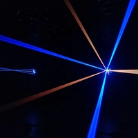 Projecteur laser professionnel à faisceau unique LED 2W Rgb, système de spectacle de lumière de scène, couleur complète, Dmx 3 en 1, pointeur laser