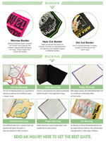 Écussons tissés écologiques personnalisés pour chapeaux et vêtements - Matériel en tissu à coudre ou thermocollant - Commandes en gros
