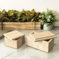 Telazzo Luxury Waterproof Handmade Durable Tissue Box Cover Holder for <strong>Bathroom</strong> Living Room Office Home <strong>Decor</strong>