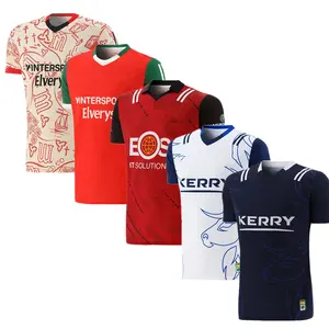 Özel adı ve numarası 2023 2024 GAA jersey Kilkenny Kerry Dublin Dublin aşağı Derry gömlek İrlanda gaa t-shirt büyük boy 5xl