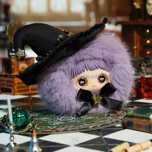Auténtica tienda oficial HITOY Maymei Crazy Cirgus vinilo peluche muñeca Halloween reina rey colgante tarjeta colgante llavero ciego - Product Image 1