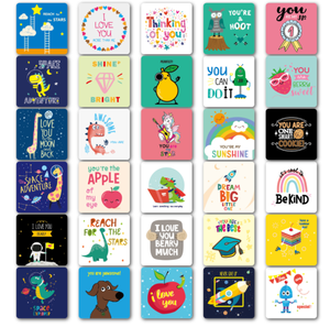 कस्टम स्कूल लंच बॉक्स नोट्स बोर्ड गेम सीखने कार्ड - Product Image 3