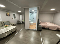 Maison conteneur extensible, mini-maison préfabriquée, maisons modulaires préfabriquées, maison mobile de luxe, maison pliable portable, 3 chambres