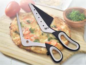 Tagliapizza in Acciaio Inox Ecologico Ultra Affilato con Lama Staccabile, Utilizzo con Una Mano, Multifunzionale - Product Image 4