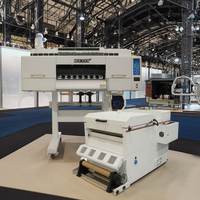 Imprimante DTF directe A1 à grande vitesse avec double I3200 et machine à secouer la poudre Presse à chaud Garantie 1 an-État neuf