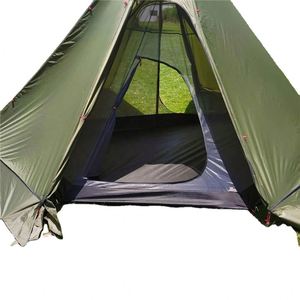 Professional Factory Supply 2 Person Pyramid Oxford Lightweight Ultralight Waterproof Three-Season <b>Backpacking</b> Tent Outdoor - Product Image 5