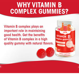 Rasa alami Vitamin kompleks dan mineral Vitamin Gummies Label kustom CGMP Vitamin B Gummies Suplemento De Vitaminas - Product Image 4