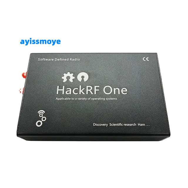 HackRF One 1MHz-6GHz Software Defined Radio SDR Kit with Aluminum Alloy Housing & Antennas Multilayer FR-4 PCB