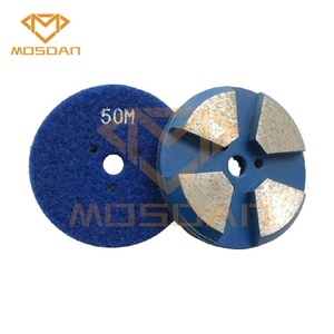 Stonkor XPS CPS palets de meulage diamant en métal béton de <span class=keywords><strong>3</strong></span> pouces avec 4 segments biseautés - Product Image 3