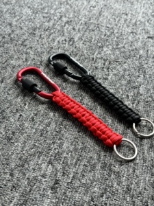 Mosquetón de Aleación de Aluminio Hecho a Mano para Llavero, Gancho de Resorte de Alta Resistencia, Grado 550, para Camping, Escalada y Uso Diario - Product Image 4