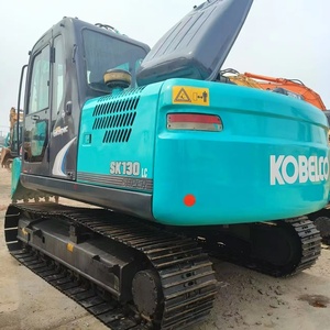 Excavatrice sur chenilles d'occasion Kobelco SK130, Grande Excavatrice, Vente Flash, Matériel d'occasion du Japon, Kobelco SK200 60 75 130 135 140 210 350 - Product Image 1