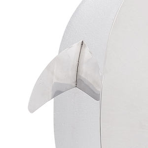 <span class=keywords><strong>Fontaine</strong></span> de cascade de <span class=keywords><strong>dauphin</strong></span> de <span class=keywords><strong>piscine</strong></span> de jardin en métal 304 d'acier inoxydable portatif - Product Image 3