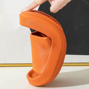 Custom 2025 Summer Collection 4cm Thick Platform EVA Waterproof Indoor Bathroom Non-Slip <strong>Slides</strong> Light Weight Ladies' Women's - Product Image 5