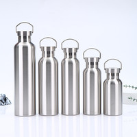 Bouteille d'eau sport isotherme à double paroi en acier inoxydable avec logo personnalisé, anti-fuite, portable, 300-1000 ml, cadeau d'entreprise