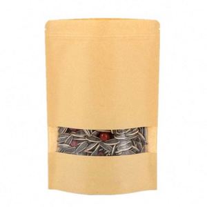Sac en papier kraft personnalisé avec logo 2026 pour l'emballage de la farine, pack promotionnel en gros - Product Image 4