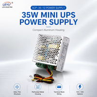 Alimentation à découpage à sortie unique 35W SCP-35-12 SCP-35-24 avec chargeur de batterie UPS 13.8V 27.6V pour contrôle d'accès de sécurité