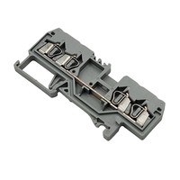 280-833 en stock, bloc de jonction traversant à 4 conducteurs, neuf, original, allemand, 2,5 mm², marquage central gris, 280 833