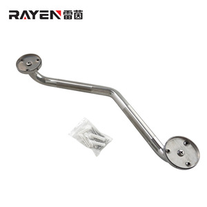 Barra de Agarre de Acero Inoxidable Rayen, Capacidad de Carga de 500 kg, Antideslizante, Barra de Seguridad para Baño, Montaje en Pared para Ducha - Product Image 1