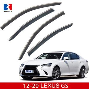 Pare-pluie pour pare-brise Lexus GS 2012-2020, déflecteurs de vitres latérales pour portières de voiture - Product Image 2