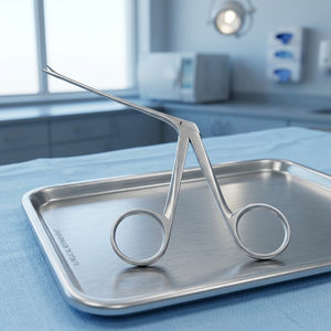 Pinces micro-alligator en acier de haute qualité, 3,5 pouces, dentelées, instruments manuels ORL, certifiées CE Classe I, pour chirurgie d'arthroscopie - Product Image 2