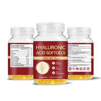 Gélules d'acide hyaluronique à marque privée pour l'hydratation de la peau, la santé des articulations, la santé des yeux, la beauté et la nutrition – Usine OEM de compléments beauté