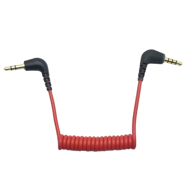 Jingying Video MIC Wireless GO Video Micro-type Mics 3.5mm TRS to 3.5mm TRRS Adapter Cable for RODE SC7 SC2