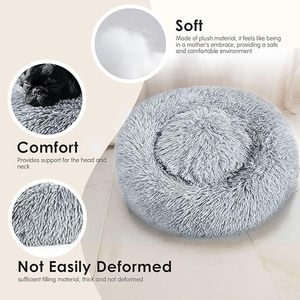 Cama para Mascotas, Perros y Gatos, Ovalada, Lavable, Suave, de Moda, Tipo Cueva, para Todas las Estaciones, para Sala de Estar y Dormitorio, Venta al Por Mayor de Fábrica, Alta Calidad - Product Image 3
