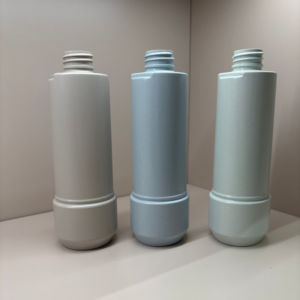 Custom 300ml paglia di grano tappo bottiglia di spremere con tappo a vite per il lavaggio del corpo lozione cosmetica uso Shampoo serigrafia - Product Image 1