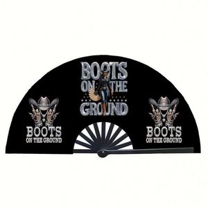 Custom Carved Portable Bamboo <b>Handheld</b> <b>Fans</b> - Product Image 5