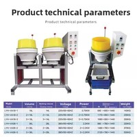 Machine de polissage centrifuge à disque avec moteur, boîte de vitesses et roulement pour le débavurage et le polissage de surfaces miroir