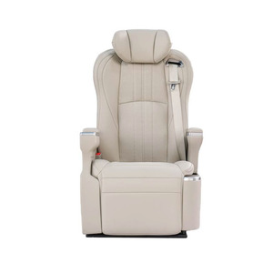 Siège de voiture électrique inclinable en cuir pour AV Alpha Fauteuil VIP inclinable en cuir de luxe haut de gamme - Product Image 6