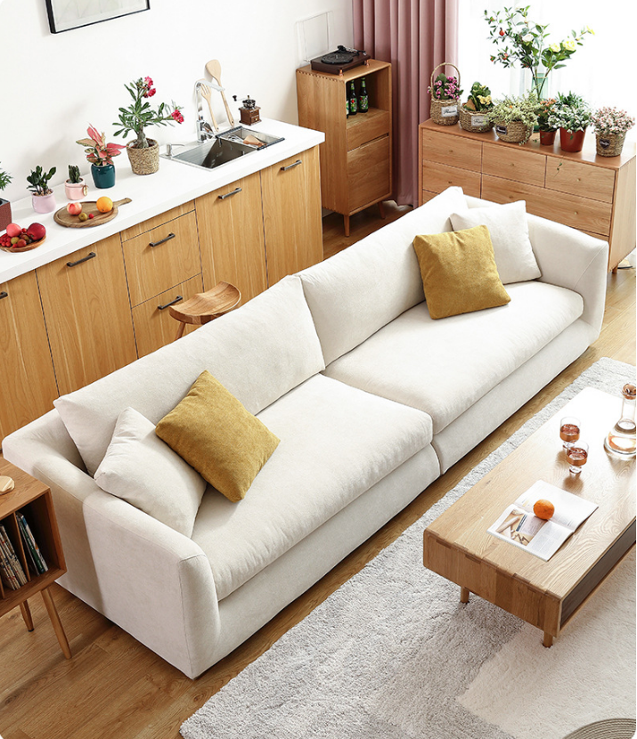 Indoor Furniture Living Room Leather Sofa Bed Cheap Leather Fabric Sectional Sofa Set