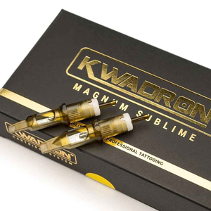 オリジナル Kwadron カートリッジ システム 0.30mm ソフトエッジマグナム 使い捨て タトゥーニードル 卸売・小売予約受付中 - Product Image 1