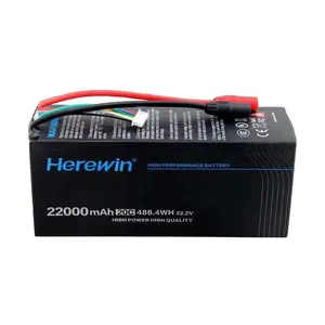 Diamond Series 6S 22.2V 22000mAh 30000mAh Solid-tate Li-ion UAV Drone Battery Packs for Aircraft