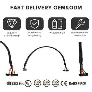 精密シリコン/PBT製配線ハーネス（コンピュータ/オートバイIoT計測器用、高感度温度感知制御ループ対応） - Product Image 4