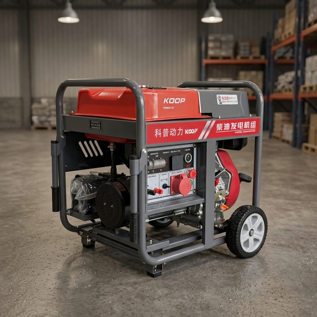 Fast Shipping GD10KBN 8500W Dual Fuel Home Backup Portable Open Frame Inverter Generator 230V 50Hz 4-Stroke Engine 22A Wheel Kit