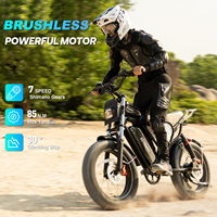 Bicicleta Eléctrica de Montaña MTB Todoterreno con Alarma Antirrobo y Bluetooth para Adultos, Disponible en Almacén Local
