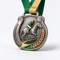 Médailles personnalisées pour les récompenses sportives, prix de gros, médailles de championnat avec ruban pour les événements scolaires et communautaires
