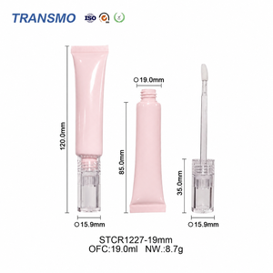 Envase Vacío para Bálsamo Labial, Tubo Exprimible con Tapa, Envase Blanco para Brillo Labial, Tubo de Plástico - Product Image 2